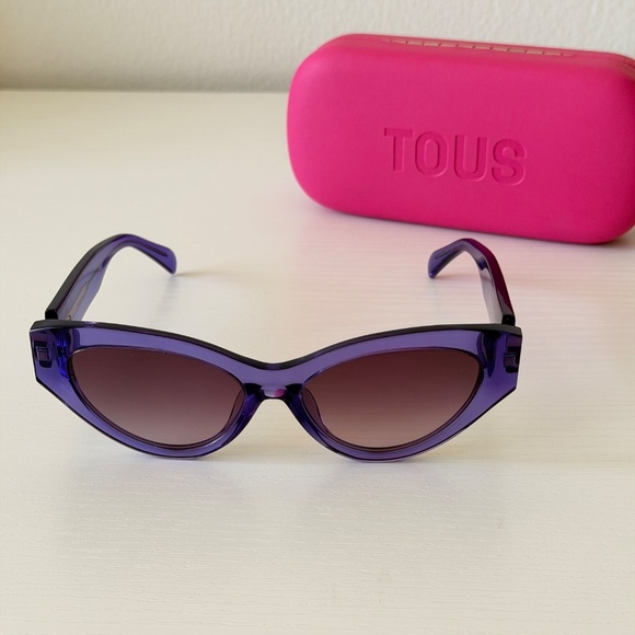 New, Tous Purple Sunglasses, STOB84S 08LA, Authentic main image 6